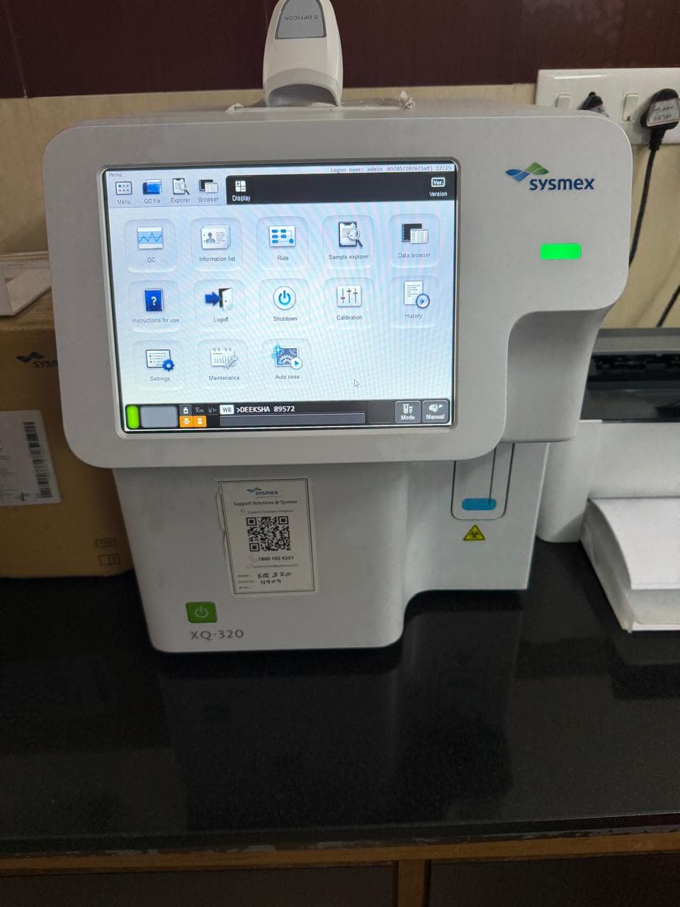 Sysmex XQ-320 haematology analyser